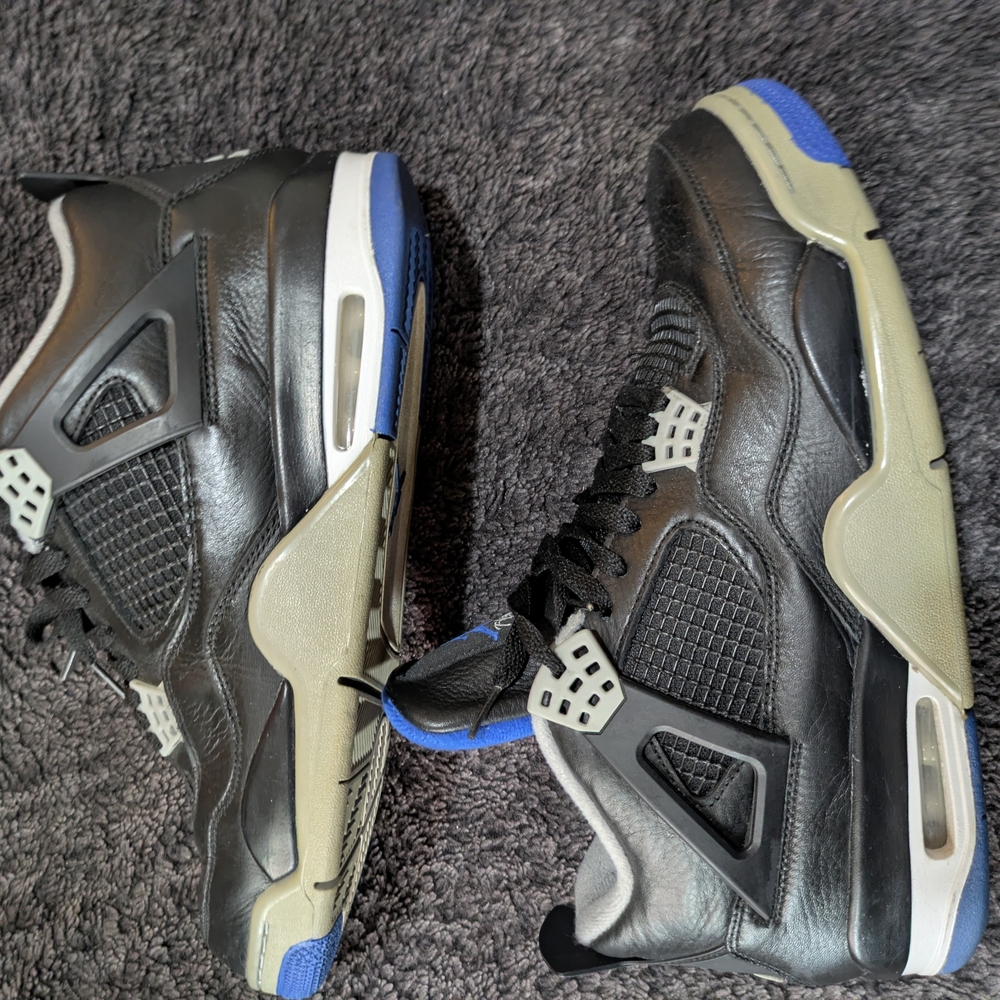 Jordan 4s Atlanta Motor Speedway Black And Blue